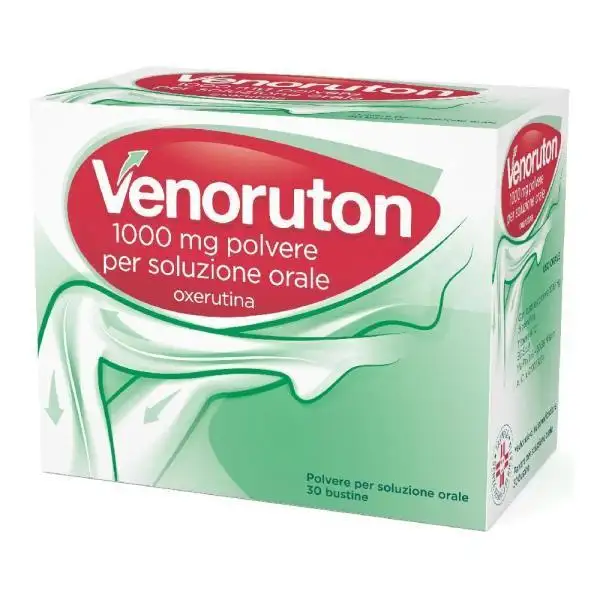 Venoruton 1000 mg oxerutina granulato per soluzione orale 30 bustine
