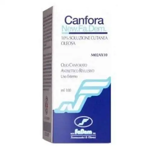 CANFORA "10% SOLUZIONE CUTANEA"1 FLACONE 100 ML DI"10% SOLUZIONE CUTANEA"1 FLACONE 1000 ML DI SOLUZIONE IDROALCOLICA"