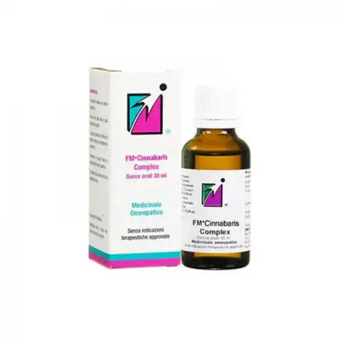 FM CINNABARIS COMPLEX GOCCE ORALI SOLUZIONE FLACONE IN VETRO CON CONTAGOCCE DA 30 ML