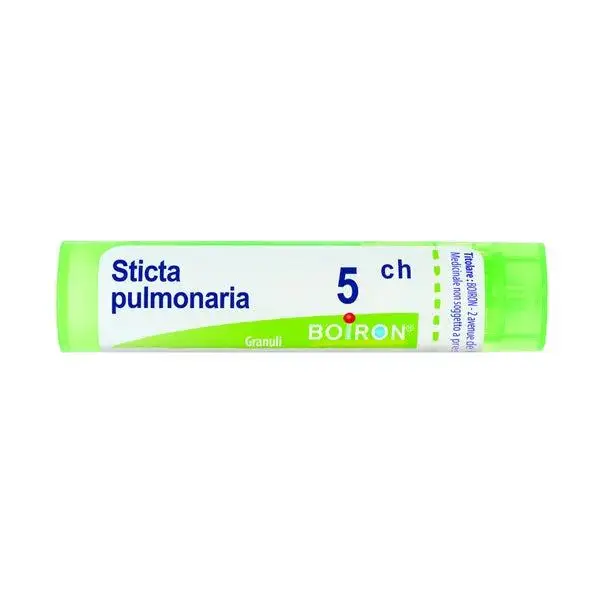 Sticta Pulmonaria Boiron 80 Granuli 5 Ch Contenitore Multidose