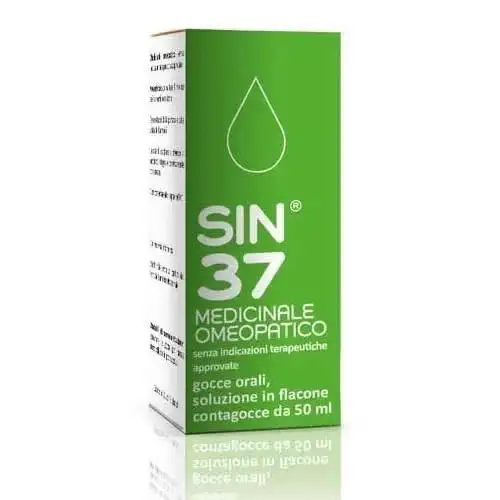 SIN 37 GOCCE ORALI SOLUZIONE 1 FLACONCINO CONTAGOCCE IN VETRO DA 50 ML