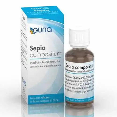 SEPIA COMPOSITUM GOCCE ORALI SOLUZIONE 1 FLACONE CONTAGOCCE IN VETRO DA 30 ML