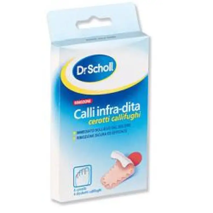CEROTTO CALLIFUGO CALLI INFRADITA SCHOLL 4 CEROTTI + 4 DISCHETTI