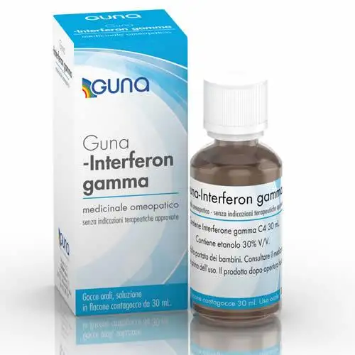 GUNA INTERFERON GAMMA C4 GOCCE ORALI SOLUZIONE 1 FLACONE CONTAGOCCE IN VETRO DA 30ML