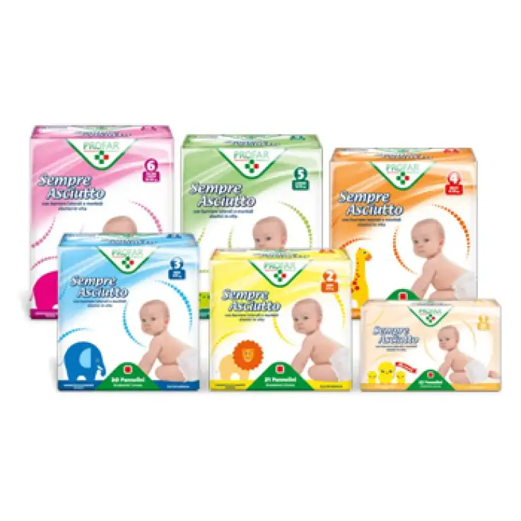 SEMPRE ASCIUTTO NEW BORN TAGLIA 1 2/5KG 27 PEZZI PROFAR
