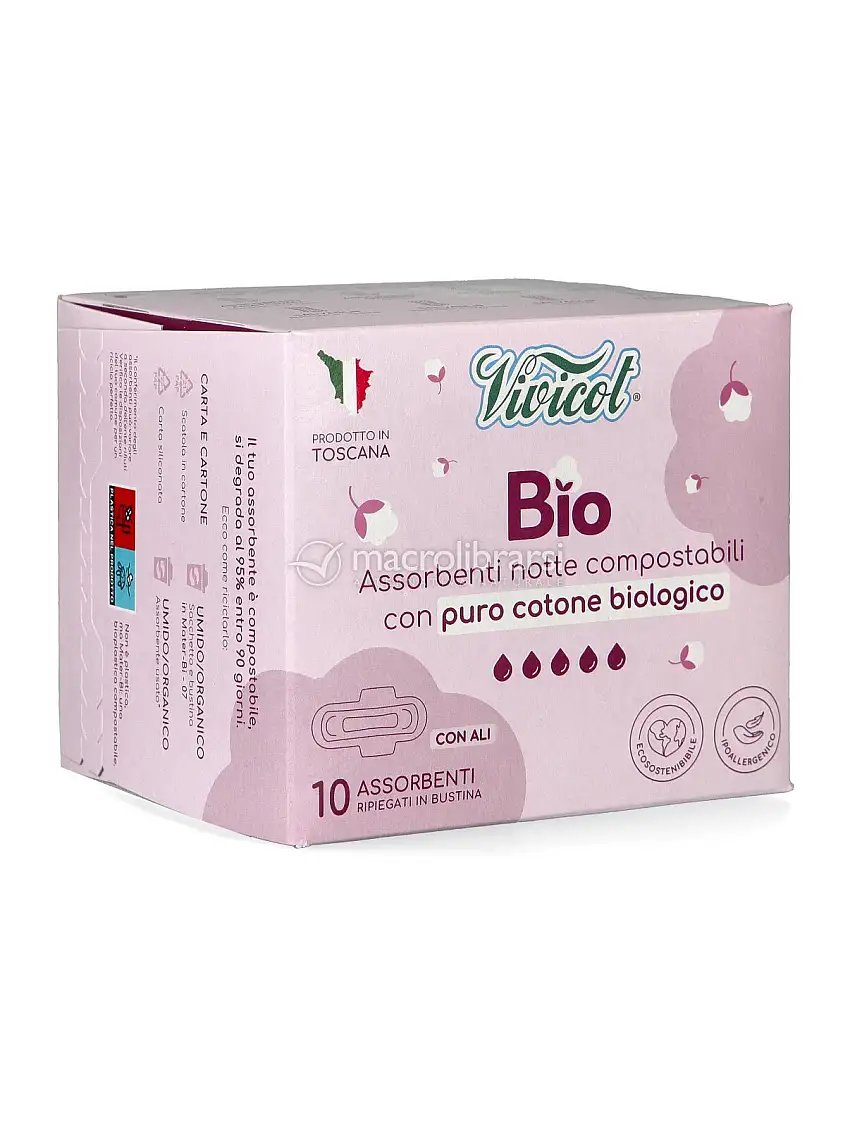 10 Assorbenti Notte con Ali