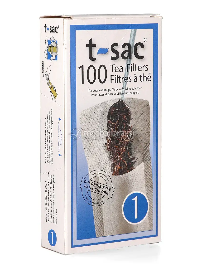 100 Filtri da Tè per Teiere a 2 Tazze