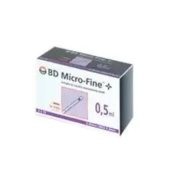 Siringa insulina becton dickinson 0,5 ml 100 ui ago gauge 30 G 30 pezzi