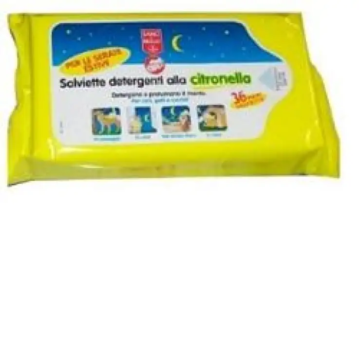 SANO E BELLO SALVIETTE DETERGENTI CITRONELLA 40 PEZZI
