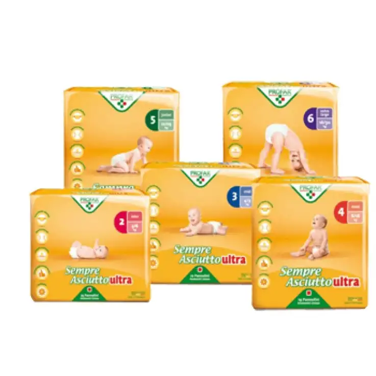 SEMPRE ASCIUTTO ULTRA JUNIOR TAGLIA 5 12/25KG 17 PEZZI PROFAR