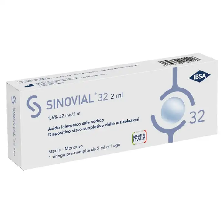 SIRINGA INTRA-ARTICOLARE SINOVIAL FORTE ACIDO IALURONICO 1,6% 2 ML