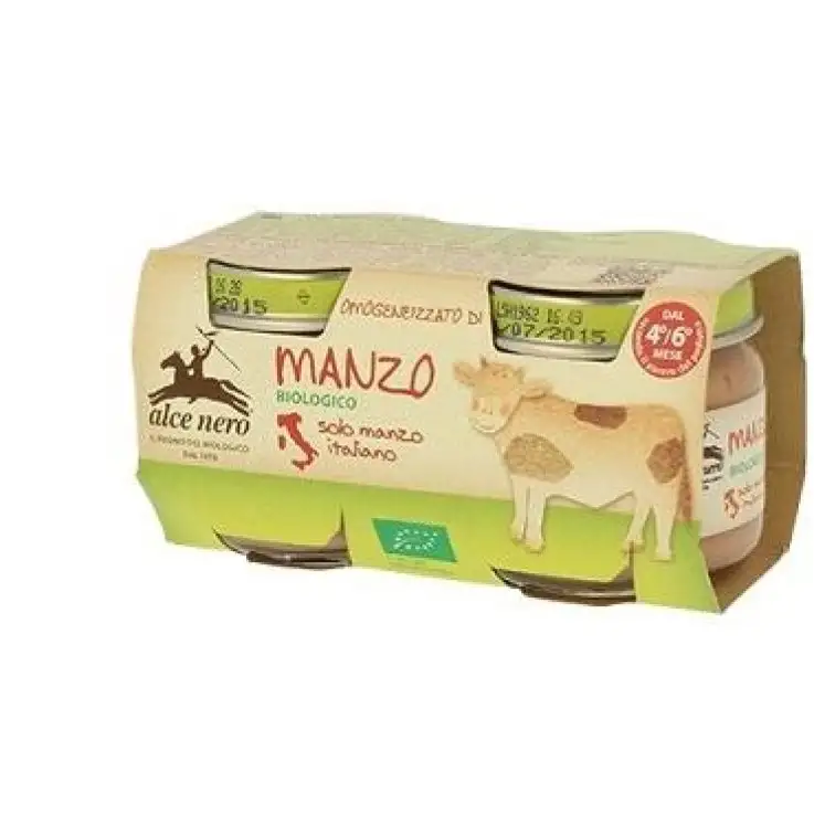ALCE OMO Manzo Bio 2x80g