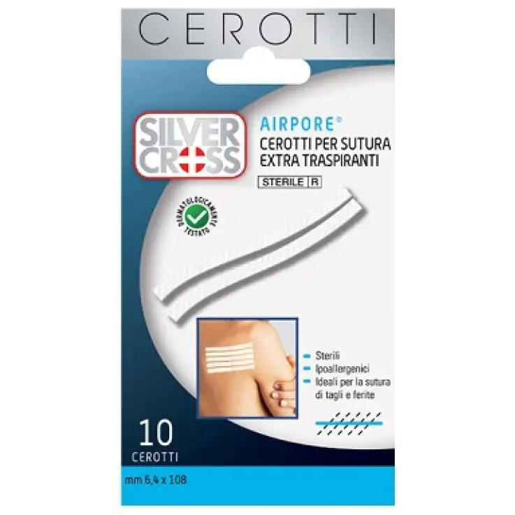 CEROTTO SILVERCROSS SUT AIRPORE 6,4X108 10 PEZZI