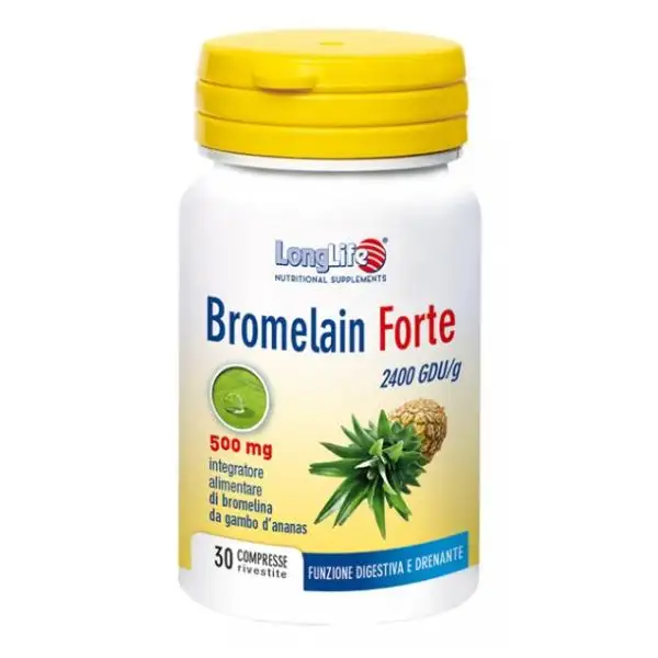 Longlife Bromelain Forte 30 Tavolette