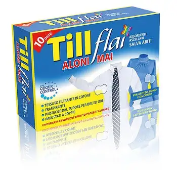TILL FLAI ASSORBENTI ASCELLARI 10PZ