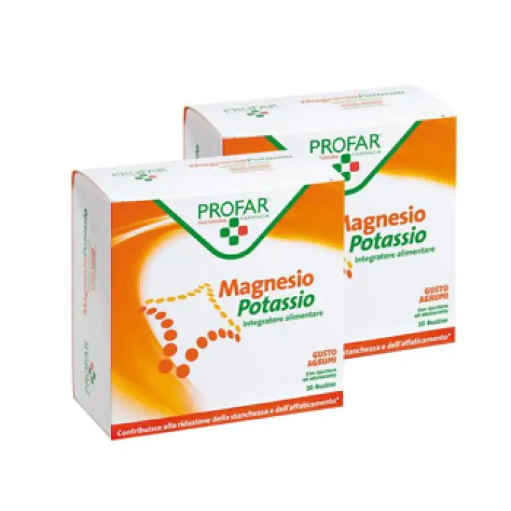 MAGNESIO POTASSIO BIPACCO 40 BUSTE PROFAR