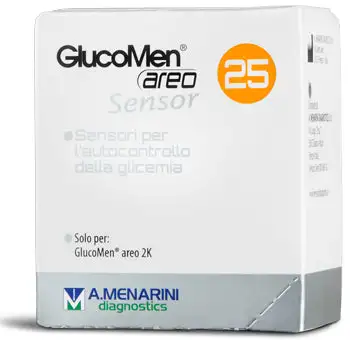 Strisce misurazione glicemia glucomen areo sensor 25 pezzi