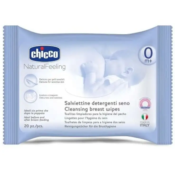 CHICCO SALVIETTE DETERGENTE SENO 20 PEZZI