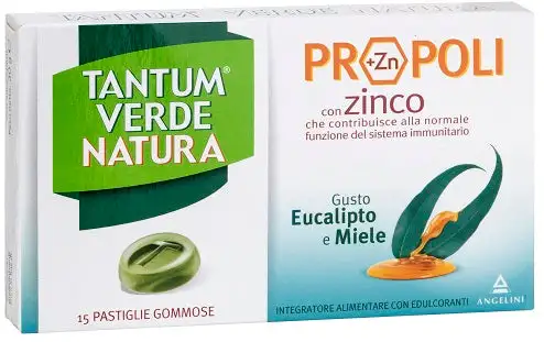 Tantum verde natura pastiglie gommose eucalipto & miele 30 g