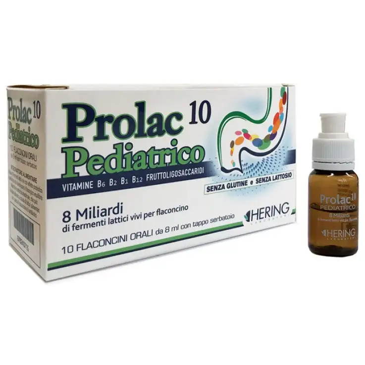 PROLAC10 PEDIATRICO FERMENTI LATTICI 10 FLACONCINI 8 ML