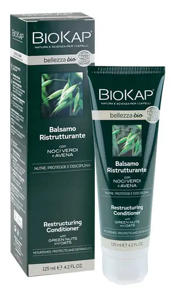 Biokap bellezza bio balsamo ristrutturante cosmos ecocert 125 ml biosline