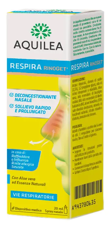 Aquilea respira rinoget 20 ml