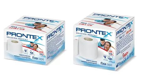 Benda in cotone prontex fixa tape m 10 x 3,8 cm bianco