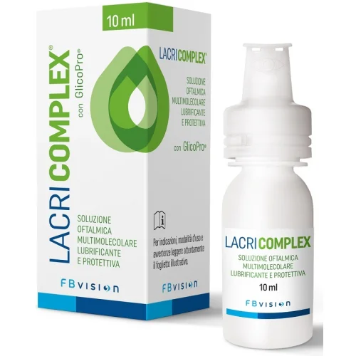 Lacricomplex Soluzione oftalmica Multimolecolare Lubrificante e Protettiva per la Secchezza Oculare 10 ml - Collirio