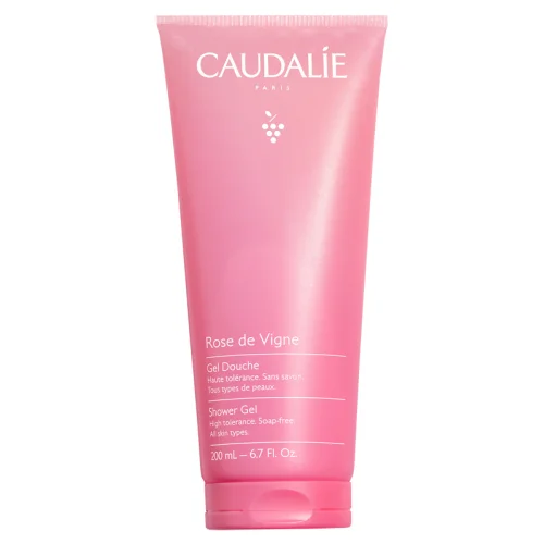 Caudalie Gel Doccia Rose de Vigne 200 ml - Senza sapone ad alta tollerabilità