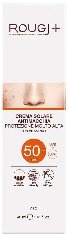Rougj solare spf50+ viso antimacchia vitamina c 40 ml