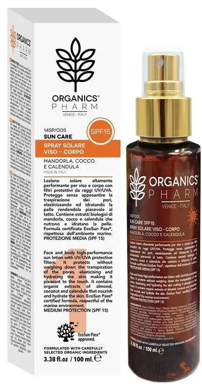ORG PH SPRAY SOLARE V/C SPF15