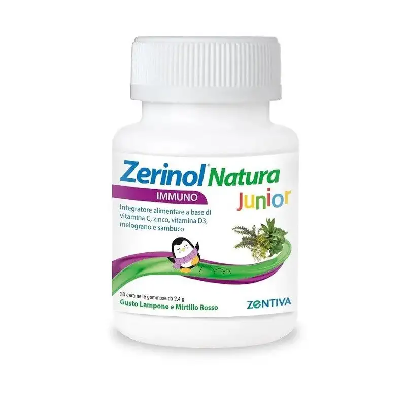 Zerinol Natura Immuno Junior 30 Caramelle Gommose