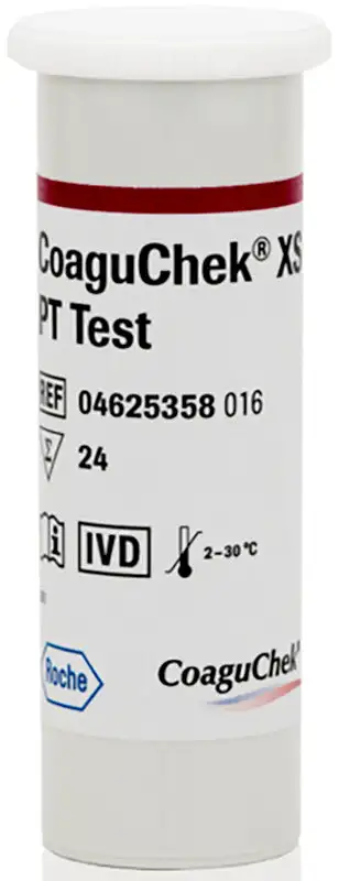 CoaguCheck XS PT Test 24 Strisce Reattive