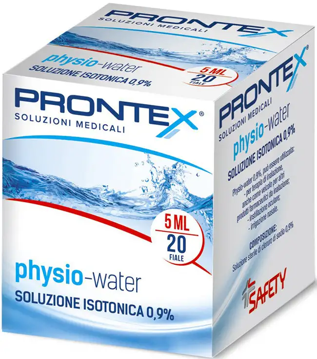 Soluzione fisiologica prontex physio isotonic 20 fiale da 5 ml