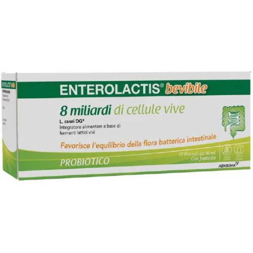 ENTEROLACTIS BEVIBILE 12 flaconcini Fermenti Lattici