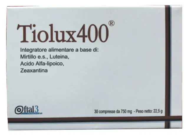 Tiolux 400 30 compresse