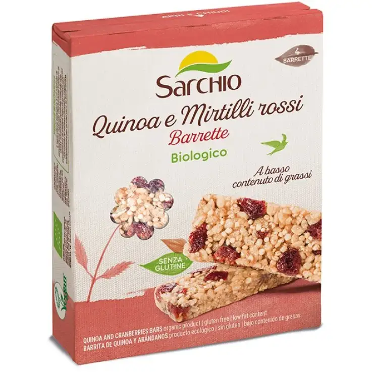SARCHIO Snack Quinoa/Mirt.80g