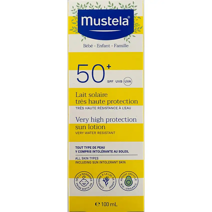 Mustela Latte Solare 50+ 100ml