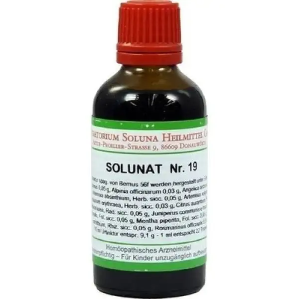Solunat 19 Gocce Rimedio Omeopatico 50ml