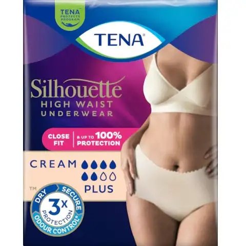 Tena Silhouette Plus Creme Vita Alta L 8 Pezzi
