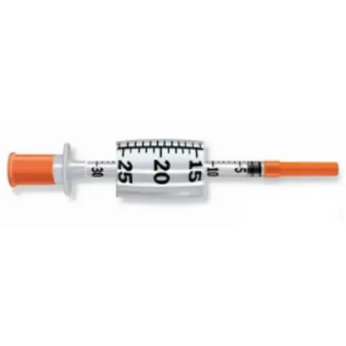 SIRINGA PER INSULINA PIC INSUMED 0,5 ML 100 UI AGO GAUGE 30 LUNGHEZZA 8 MM SENZA SPAZIO MORTO 3 SACCHETTI DA 10 PEZZI