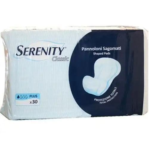 SERENITY CLASSIC PANNOLONE SAGOMATO PLUS 30 PEZZI