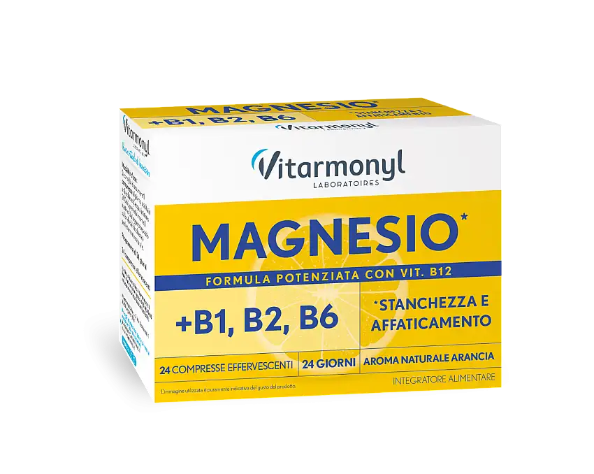Vitarmonyl Magnesio + B1,B2,B6 24 Compresse Effervescenti