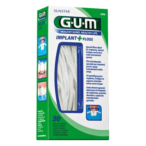 GUM IMPLANT+FLOSS FILO 50PZ 2090