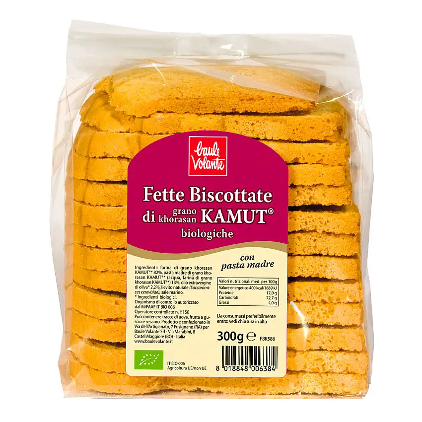 FETTE BISC KAMUT 300G BAULE