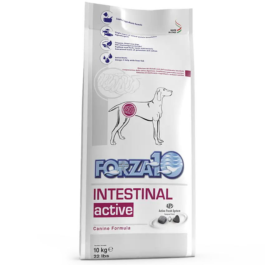 Forza 10 Active Line Intestinal Alimento Secco Per Cani Sacco 10 Kg