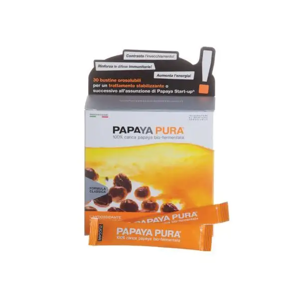 Zuccari Papaya Pura 30 Bustine Da 3g Di Papaya Bio-fermentata