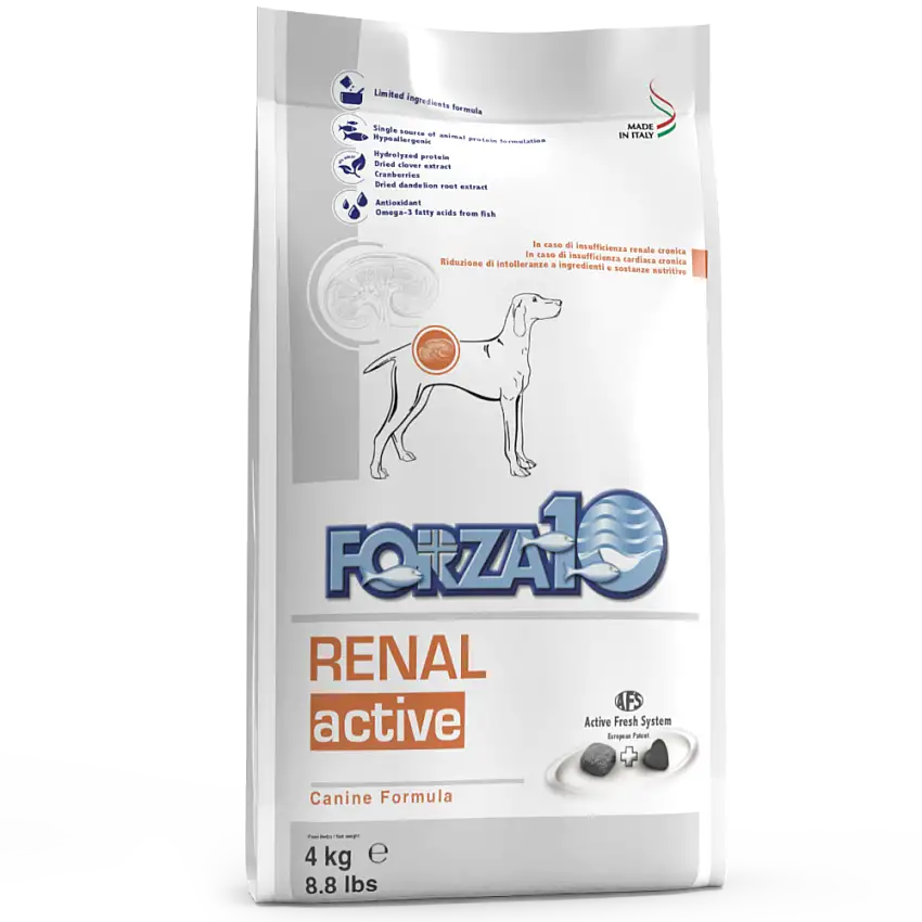 Forza10 Active Renal Cibo Secco Cani Adulti Sacco 4kg