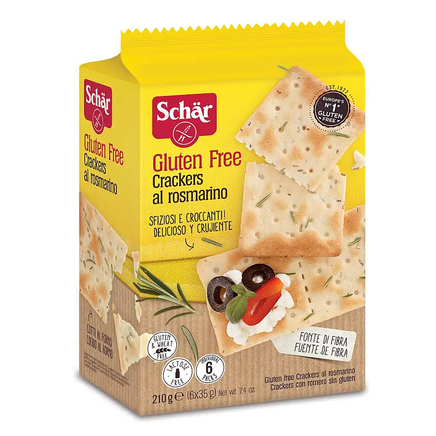 SCHAR CRACKERS ROSMARINO 210G