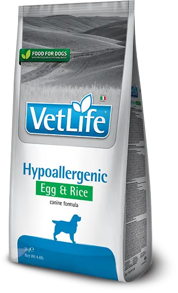 Farmina Vet Life Hypoallergenic Egg E Rice Cibo Secco Per Cani Sacco 2Kg